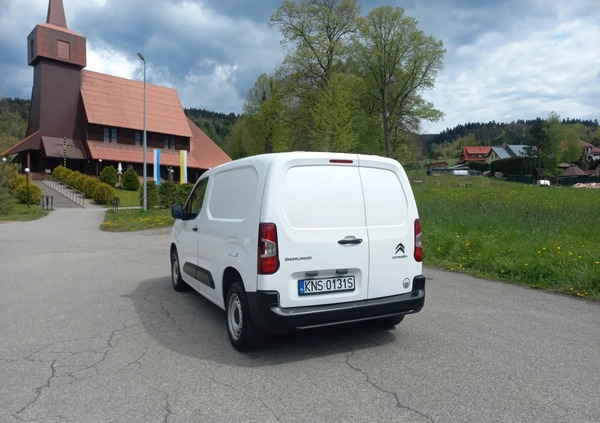 Citroen Berlingo cena 39900 przebieg: 172000, rok produkcji 2019 z Stargard małe 121